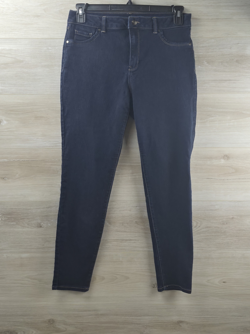 d.jeans Dark Wash Repreve Skinny Jeans High Rise Stretch Denim Size 12